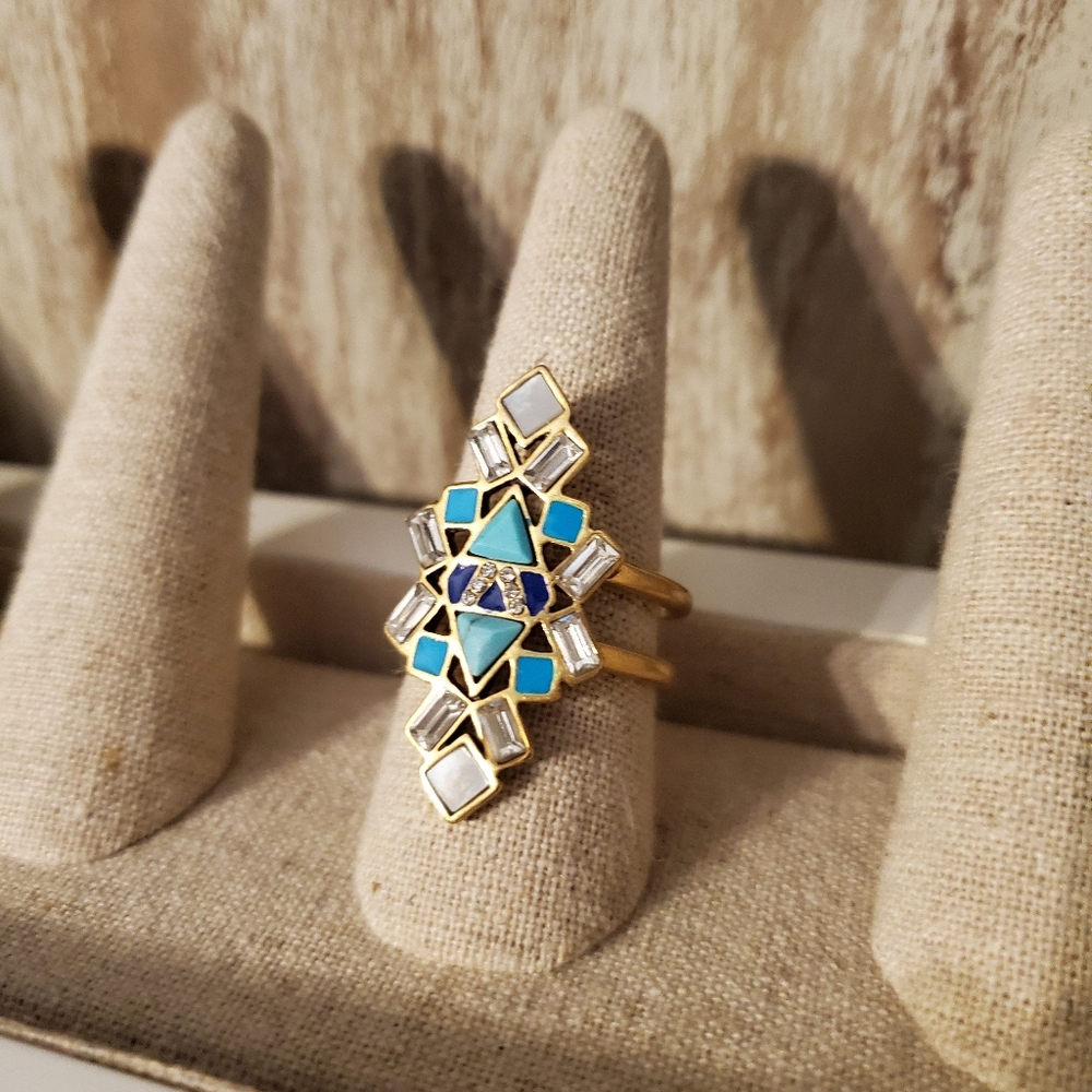 Stella & Dot stone tile ring